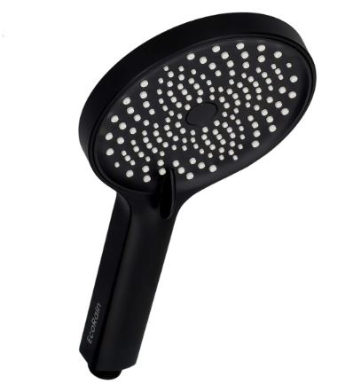Ecorain Douchekop Charly Zwart 13 Cm