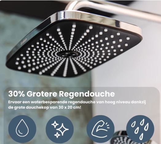 Ecorain Douchekope Regendouche Xl 30 Cm
