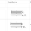 Aco Douchegoot Wtw 80 Cm Flens Links Afmetingen
