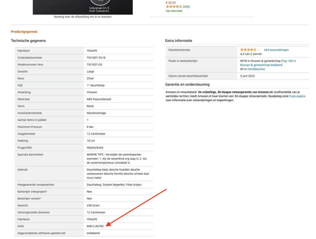 Amazon Asin Artikelnummer