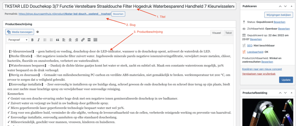 Productbeschrijving