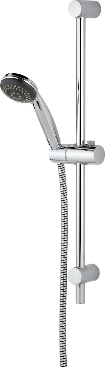 Tiger Valencia Doucheset - Douchekop Ø 8 cm - Tot 40% waterbesparend - 3 standen - Chroom