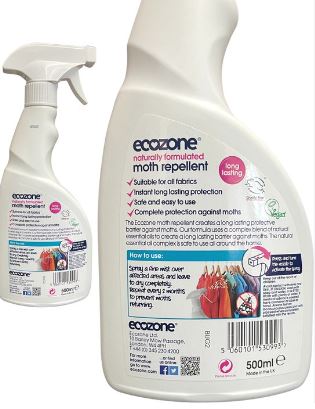 Ecozone Spray Middel Tegen Motten Achterkant