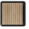 Sanura Douche Wtw Zwart En Hout