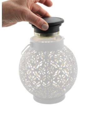 Los Zonnepaneeltje Solexpert Om In Lamp Te Plaatsen