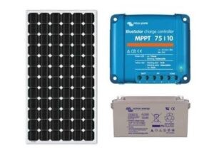 Zonnepanelen Pakket Met Accu 175w 12v