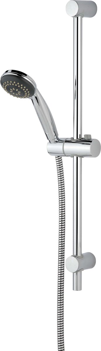 Tiger Valencia Doucheset - Douchekop ⌀ 8 cm - Tot 40% waterbesparend - 3 standen - Chroom