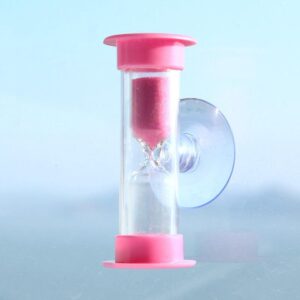Douche zandloper roze 3 minuten